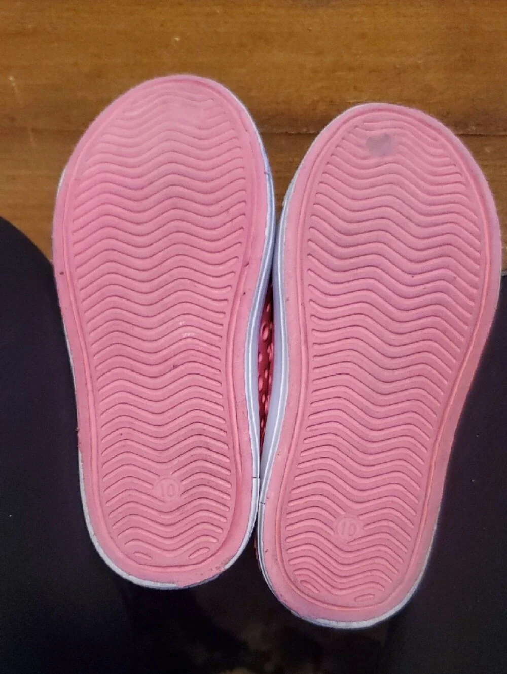 Skechers Kids Pink Water Slip-On Shoes with Blue Trim
